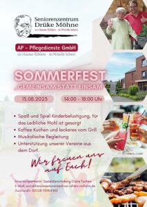 Drüke Möhne | Ein Teil von Vorhelm | Sommerfest am 13.08.2023 von 14:00 bis 18:00 Uhr