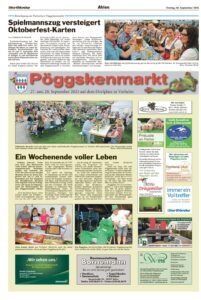 Pöggskenmarkt 2025 – Ein Wochenende voller Leben im Dorf