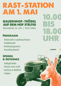 🌿 Hoffest & Hoftrödelmarkt am 1. Mai in Ahlen 🌿