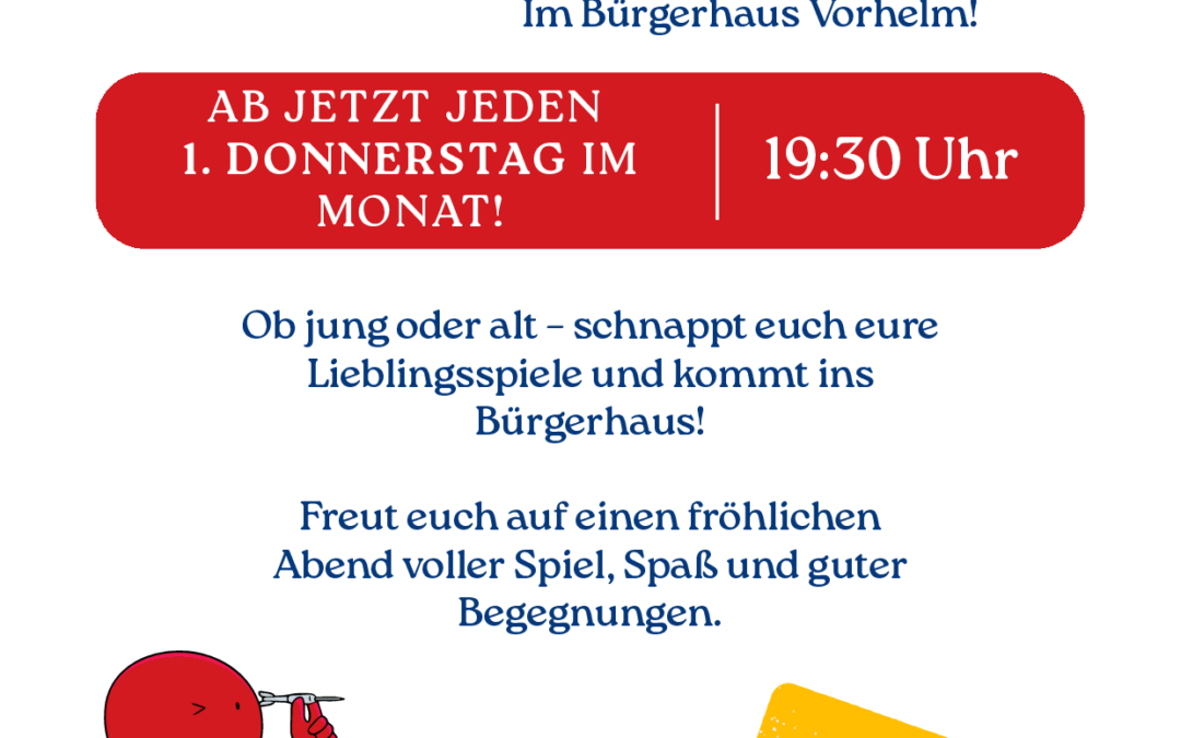 Spieleabend im Bürgerhaus Vorhelm