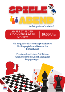 Spieleabend im Bürgerhaus Vorhelm